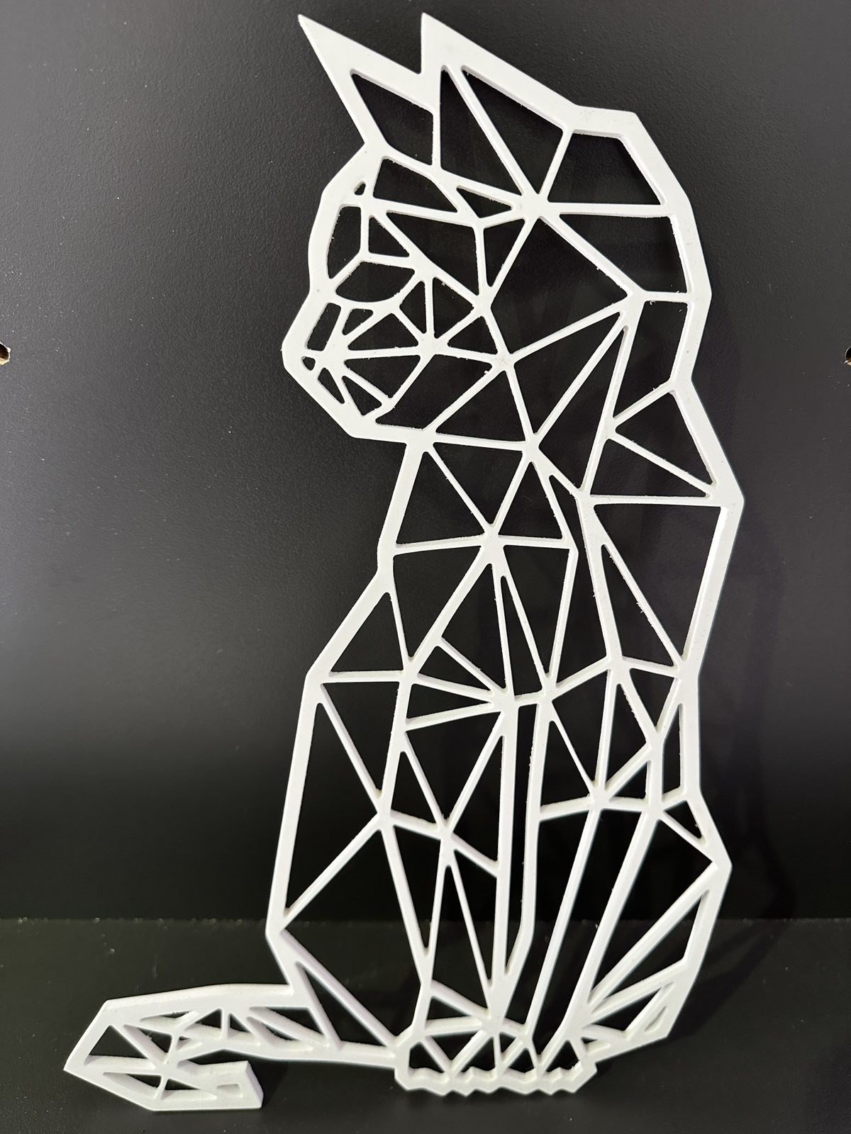 Λευκό διακοσμητικό γάτα από PVC foam